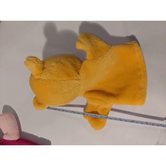 Hand Puppets Lot Winnie The Pooh & Piglet Plush Stuffed 9” Disney Mattel - Picture 5 of 9